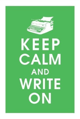 Keep calm and write on